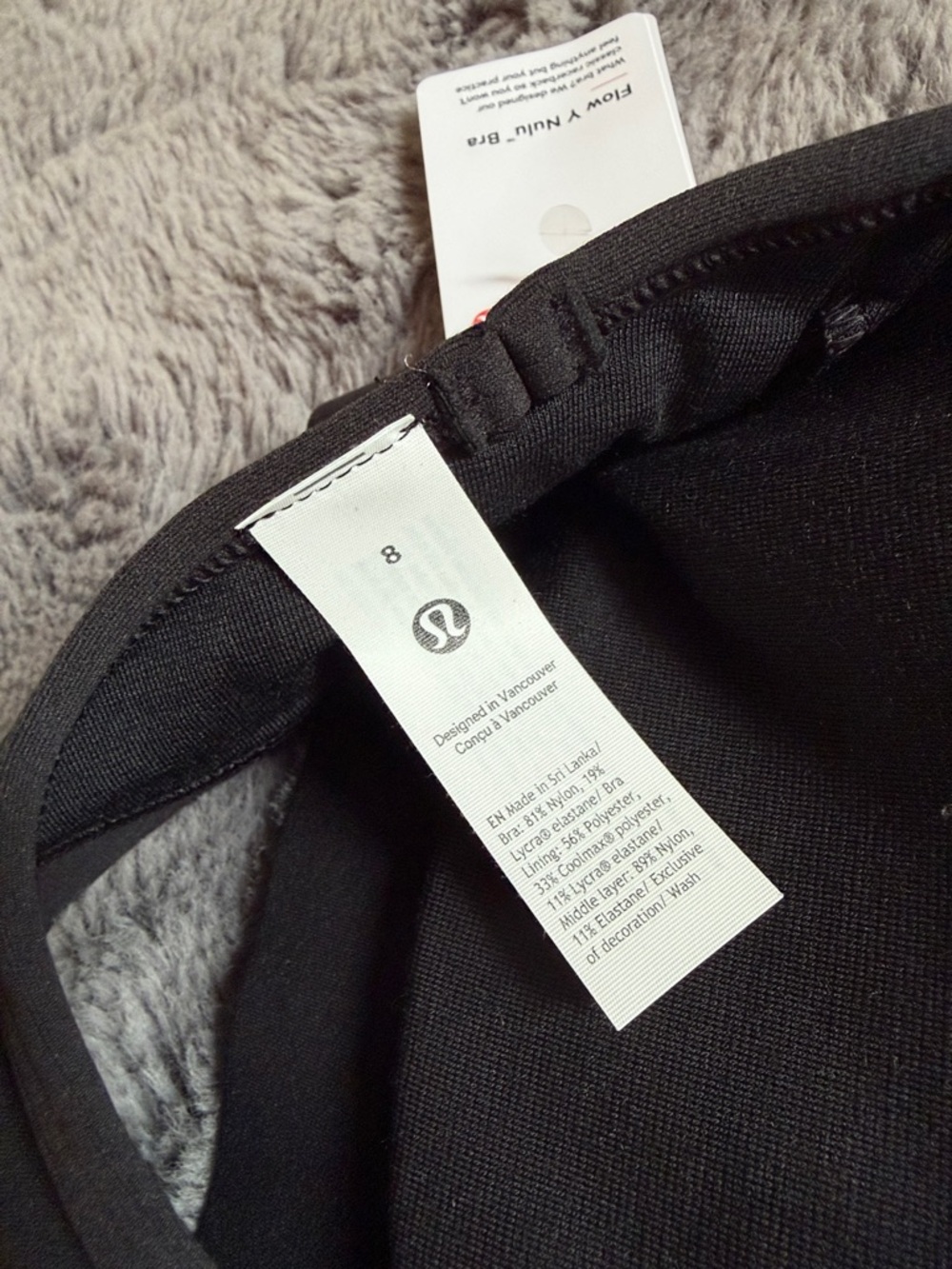 Lululemon Flow Y Bra Nulu, Light Support, A–C Cups, NWT - Picture 4 of 8